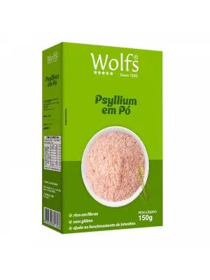 Psyllium em pó 150g, Wolfs 