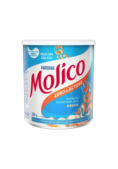 Nestlé Molico Zero Lactose, Nutrição Diária para Seus Ossos, 260g