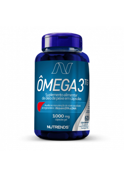Omega 3 TG com 60 cáps de 1000mg, Nutrends