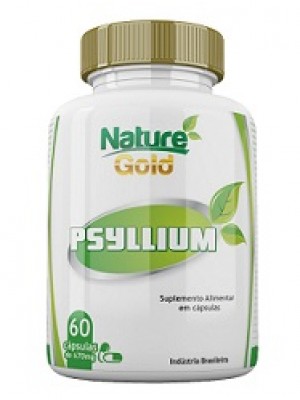 Psyllium 60 cápsulas de 670mg, Nature Gold 