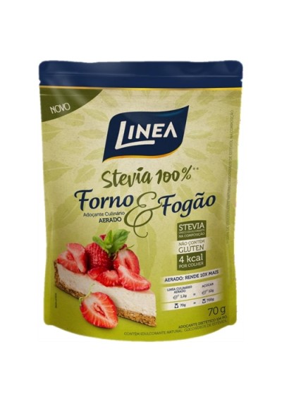 Adoçante Forno e Fogão Stevia 100%  Linea 70 gr 