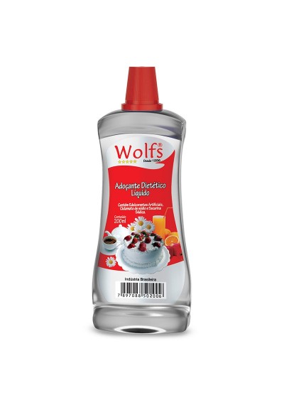 Adoçante Dietético Líquido Wolfs 200Ml