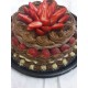 Tortas (Bolo) Confeitadas Para Aniversário (Coco c/Abacaxi, Frutas, Brigadeiro, Floresta Negra)