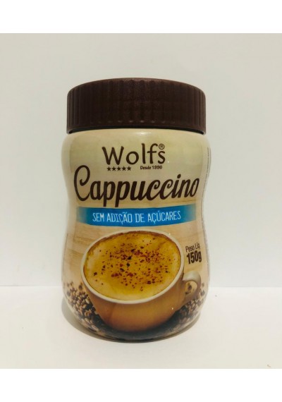 Cappuccino Zero Açúcar - Wolfs 150g