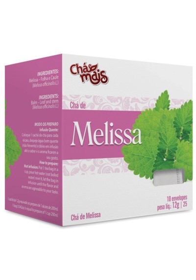 Chá de Melissa Caixa c/ 10 envelopes 12g