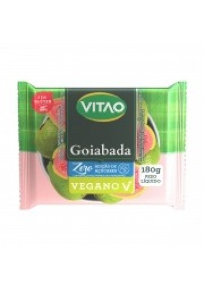 Goiabada Tablete Vegano s/ Glúten Tablete Vitão 180g