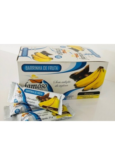Banana coberto chocolate famoso  21g
