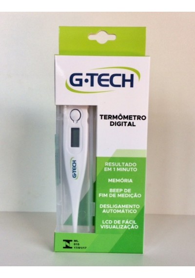Termômetro Digital G-Tech branco 
