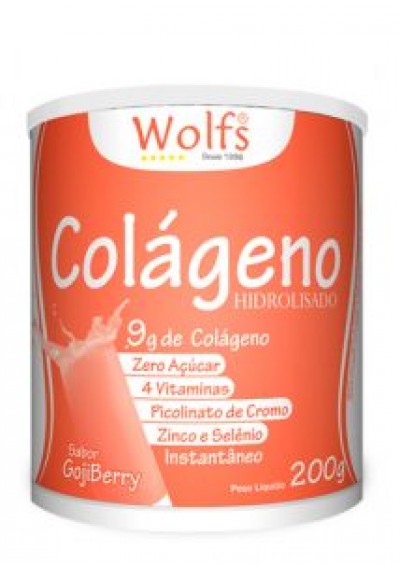 Colágeno Hidrolisado sabor GojiBerry Wolfs 200 G