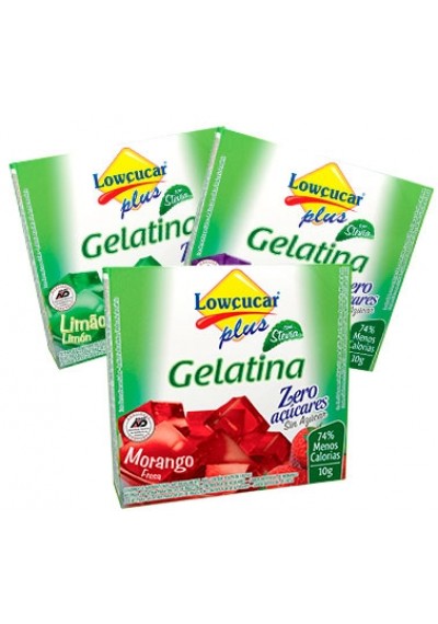 Gelatina Lowçucar c/ Stévia 10g