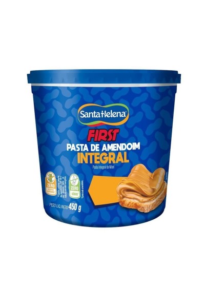 Pasta de Amendoim Integral First Santa Helena 450g