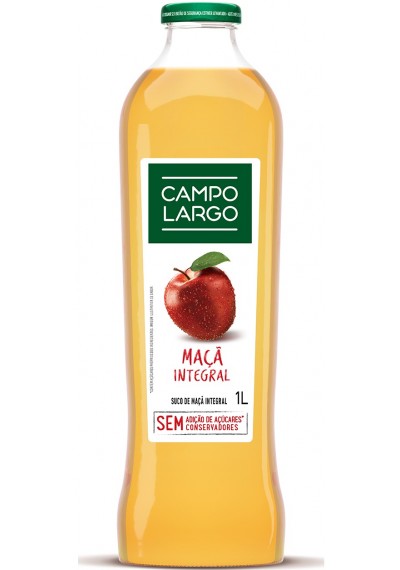 Suco de Maça Integral Campo Largo 1L