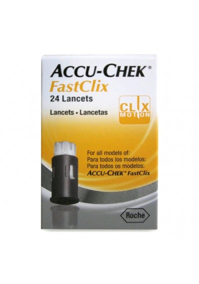 Lancetas Accu-Chek Fastclix c/ 24 lancetas