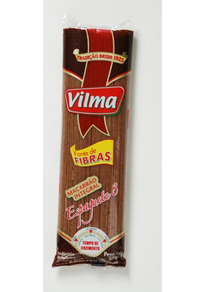 Macarrão Integral Espaguete Vilma 500g