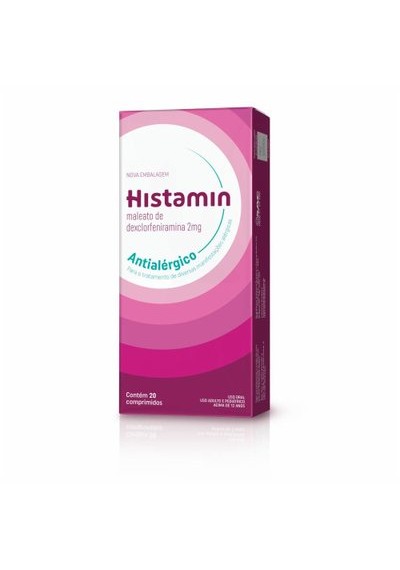 Histamin Antialérgico 2Mg 20 comprimidos