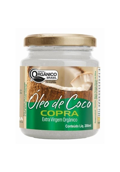 Óleo de Coco Copra Orgânico 200mL