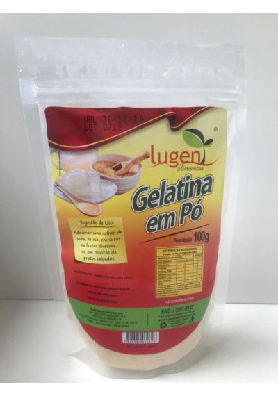 Gelatina em pó Lugen 100g