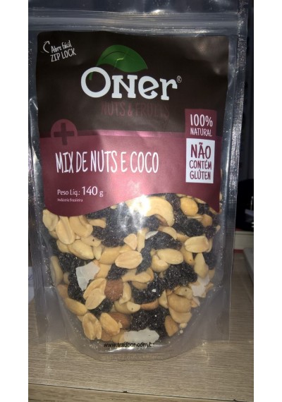 Mix de Nuts e coco Oner 140g