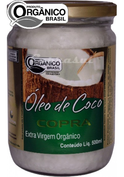 Óleo de Coco Copra Orgânico extravirgem 500mL