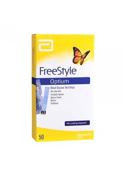 Tiras Freestyle Optium NEO c/ 50 para uso Neo, Libre, Xceed 