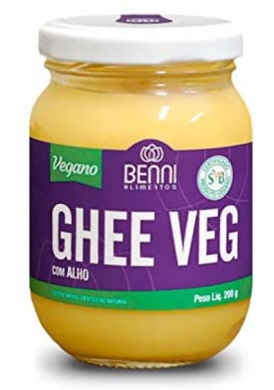 Manteiga Ghee Veg com Alho Benni 200g