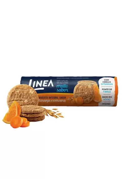 Biscoito integral sem adição de açúcares Linea 100g