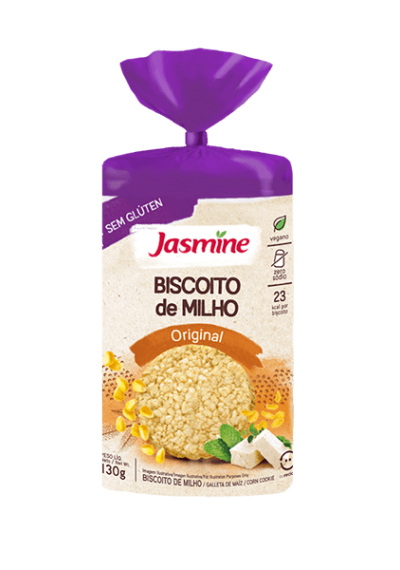 Biscoito de Milho Sem Glúten 130g Jasmine 