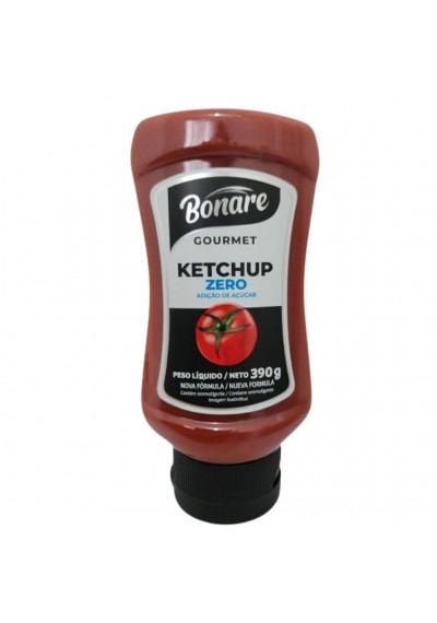 Ketchup Gourmet Zero Bonare 390 gramas