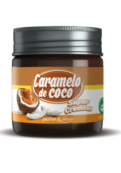 Caramelo de Coco Vegano 180g, Puro&Leve