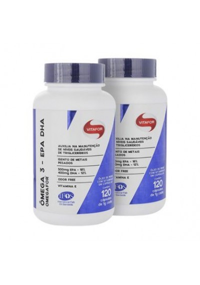 Omega 3-EPA  DHA Vitafor 120 capsula 1 g cada