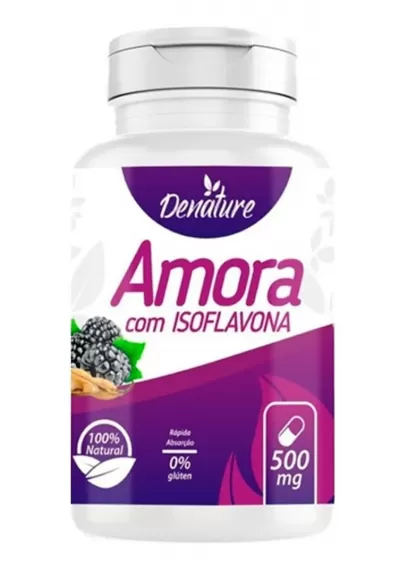 Amora + Isoflavona 120 cápsulas 500mg Denature