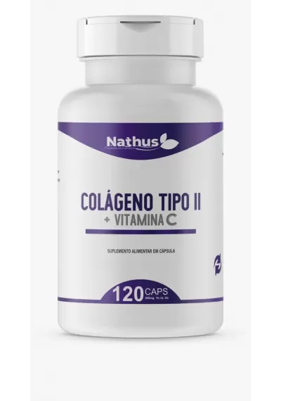 Colágeno Tipo II + vitamina C  c/120 cápsulas 