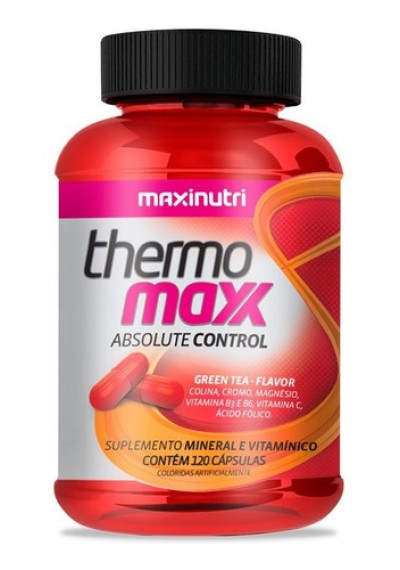 Thermo Max Absolute Control suplemento Mineral Vitamínico Maxinutri 120 Cápsulas