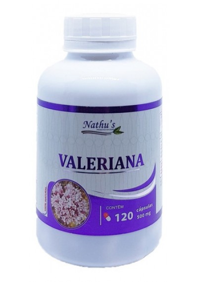 Valeriana 120 Cápsulas 500mg Nathu's