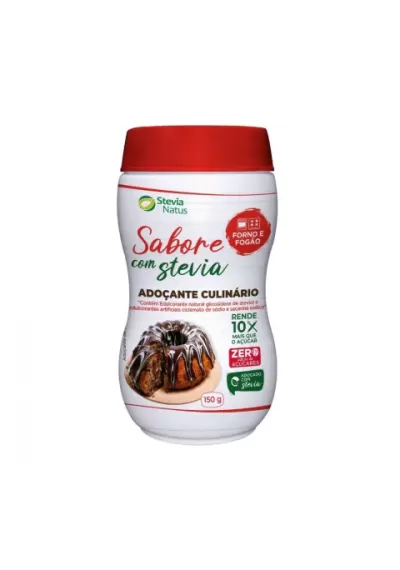 Adoçante c/ Stevia Culinário Forno e Fogão Stevia Natus 150g