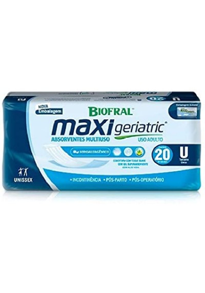 Absorvente Biofral Maxi Geriatric  Unissex Pct c/20
